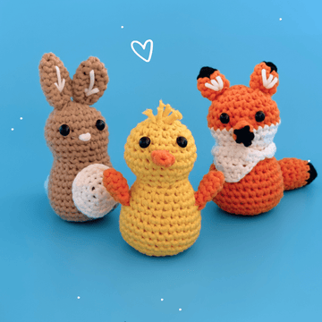 Willy Wolle Häkelset für Neulinge Die Waldfreunde Anfaenger Lernen Haekeln Video Anleitung