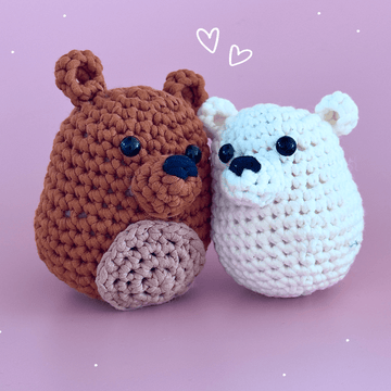 Willy Wolle Häkelset für Neulinge Kuschel Bärchen Anfaenger Lernen Haekeln Video Anleitung