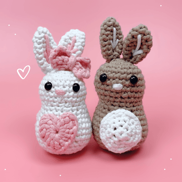 Willy Wolle Häkelset für Neulinge Mami & Papi Hase Anfaenger Lernen Haekeln Video Anleitung