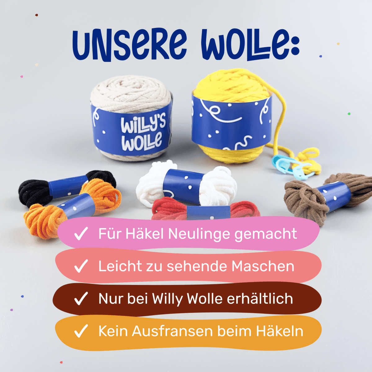 Willy Wolle Häkelset für Neulinge Hoppelchen das Häschen Anfaenger Lernen Haekeln Video Anleitung